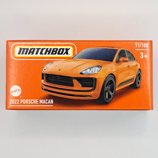 Matchbox Power Grabs - 2022 Porsche Macan Orange (HVP77) (1:64)