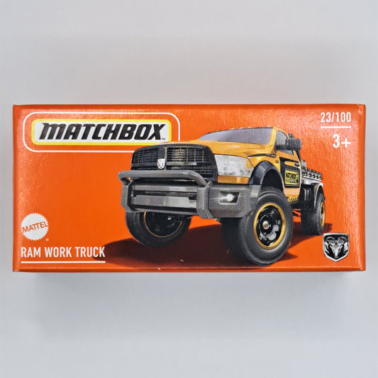 Matchbox Power Grabs - RAM Work Truck Orange (HVR26) (1:64)