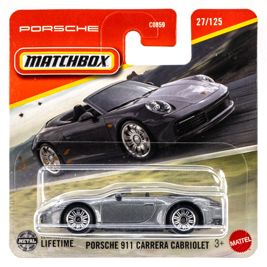 Matchbox - Porsche 911 Carrera Cabriolet Grey (2025 Road Trip) (SC)