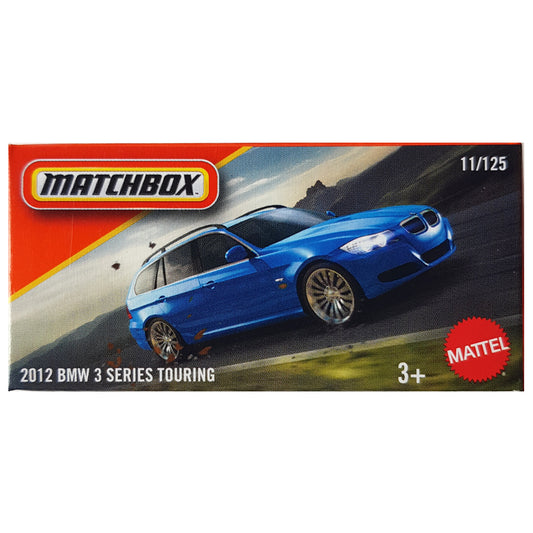 Matchbox Power Grabs - 2012 BMW 3 Series Touring Blue (JBV54) (1:64)