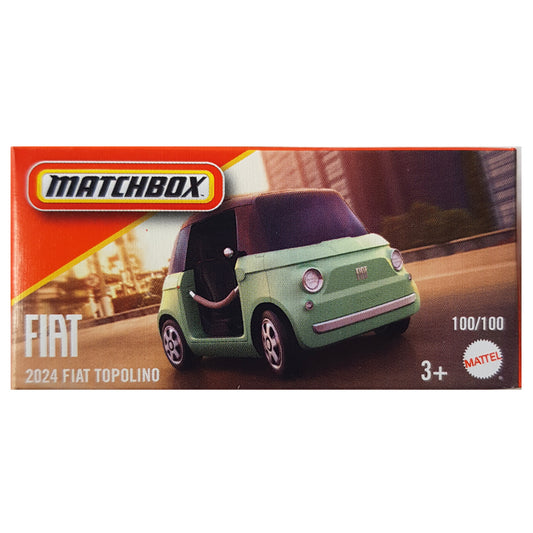 Matchbox Power Grabs - 2024 Fiat Topolino Green (JFT02) (1:64)