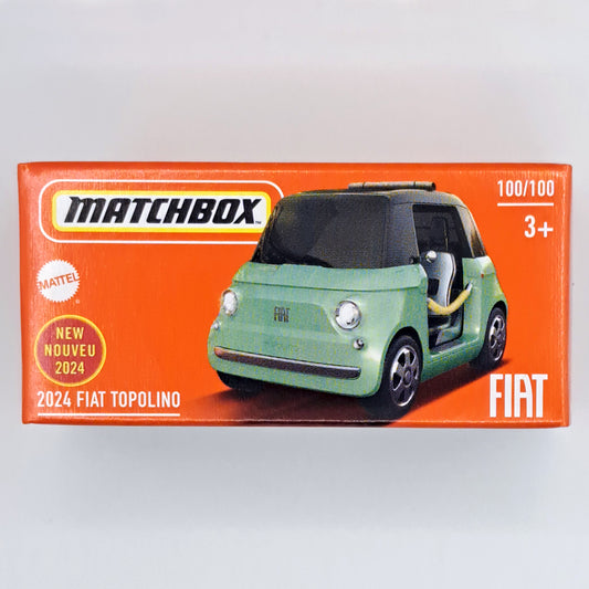 Matchbox Power Grabs - 2024 Fiat Topolino Green (JBG40) (1:64)