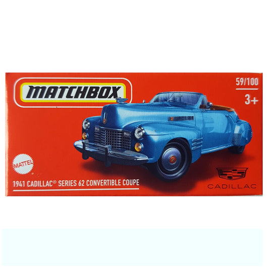 Matchbox Power Grabs - 1941 Cadillac Series 62 Convertible Coupe