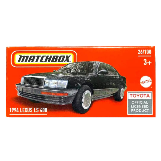 Matchbox Power Grabs - 1994 Lexus LS400 Black (HVF04) (1:64)