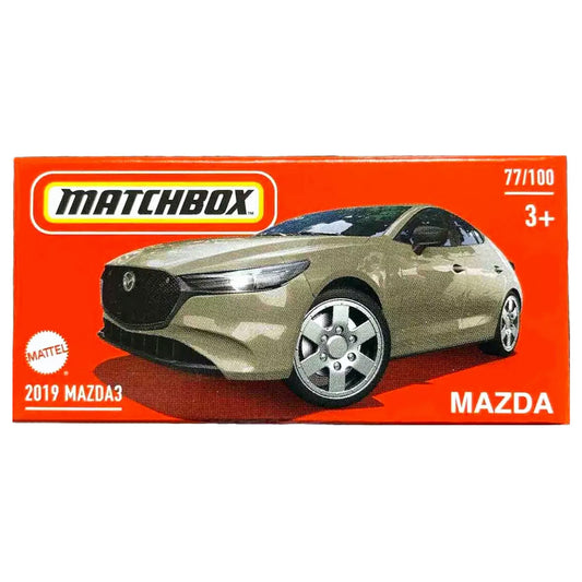 Matchbox Power Grabs - 2019 Mazda 3 Champagne (HVR16) (1:64)