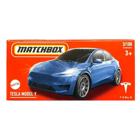 Matchbox Power Grabs - Tesla Model Y Blue (HVP86) (1:64)