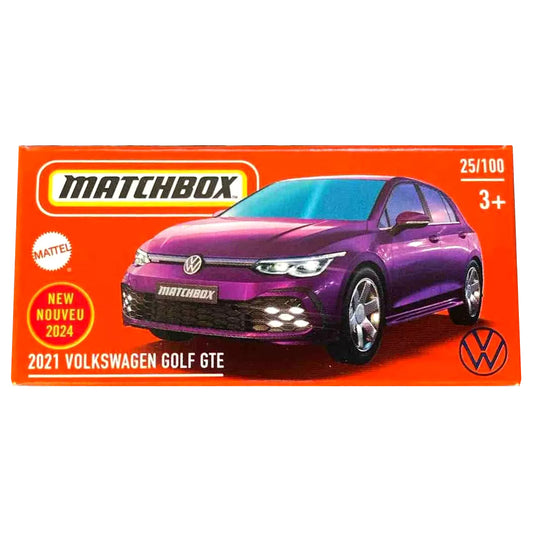 Matchbox Power Grabs - 2021 Volkswagen Golf GTE Purple (HVP37) (1:64)