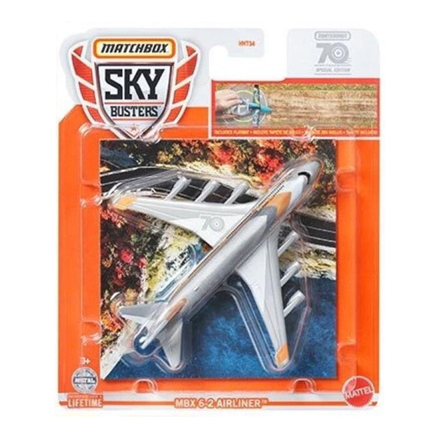 Matchbox Sky Busters - MBX 6-2 Airliner Silver (70th Anniversary)