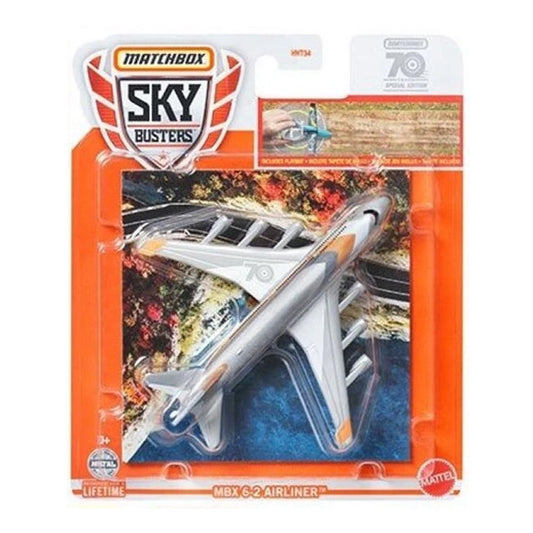 Matchbox Sky Busters - MBX 6-2 Airliner Silver (70th Anniversary)