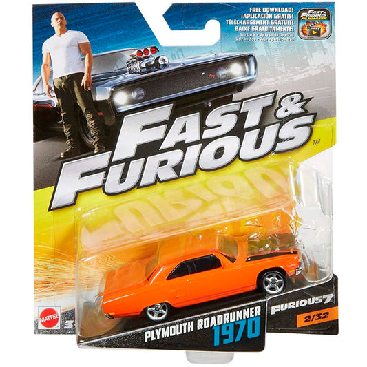 Mattel Fast & Furious 1:55 Series - 1970 Plymouth Roadrunner