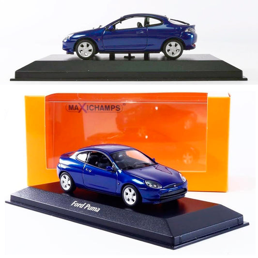 Maxichamps 1996 Ford Puma Metallic Blue (1:43 Scale) Minichamps