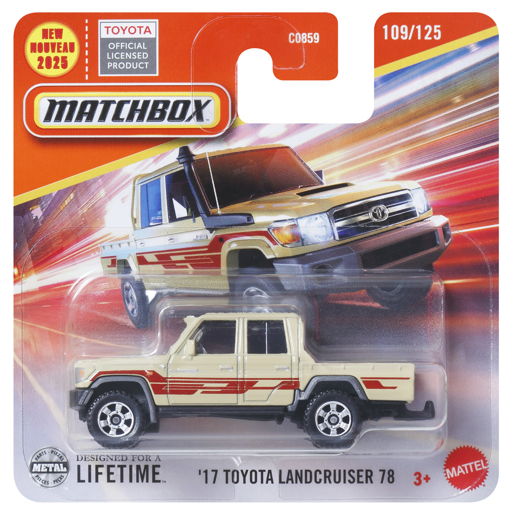 Matchbox - '17 Toyota Land Cruiser 78 Tan (SC) 2025 MBX Rescue