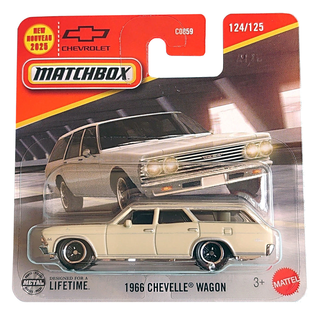 Matchbox - 1966 Chevelle Wagon Cream (SC) JBR01 (2025 MBX Showroom)