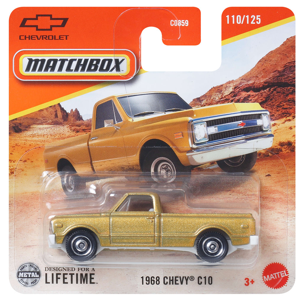 Matchbox - 1968 Chevy C10 Gold (SC) 2025 MBX Adventure (JBR88)