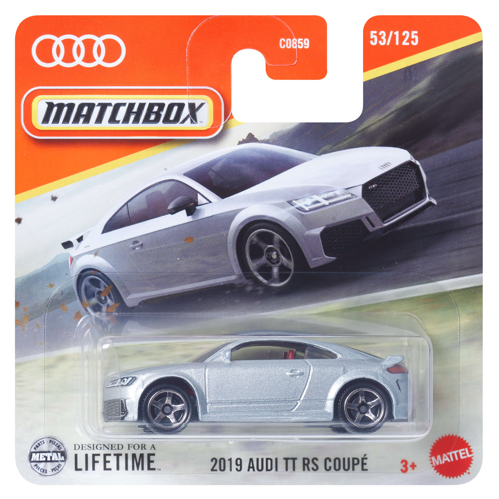 Matchbox - 2019 Audi TT RS Coupe Silver (SC) 2025 MBX Road Trip
