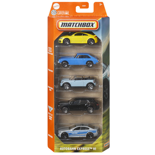 Matchbox 5 Car Gift Pack -  Autobahn Express VI (JBX19)