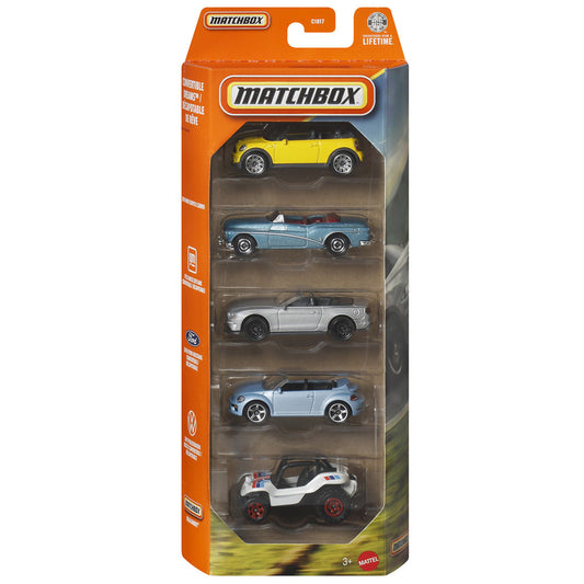Matchbox 5 Car Gift Pack -  Convertible Dreams (JJP47)