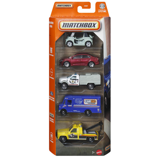 Matchbox 5 Car Gift Pack -  MBX Metro (JJP48)