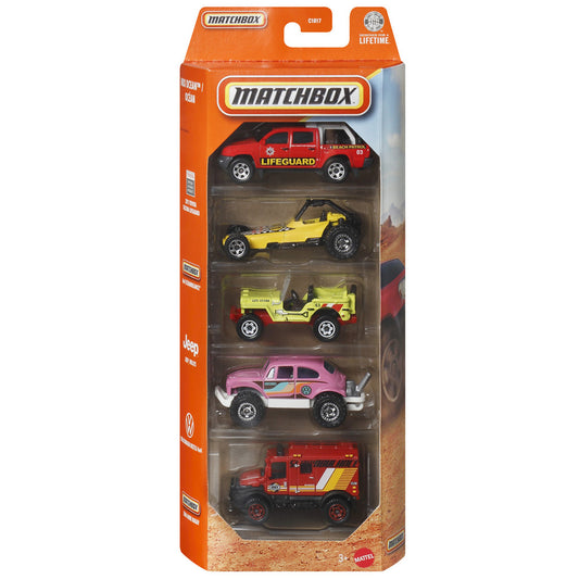 Matchbox 5 Car Gift Pack -  MBX Ocean (JJP45)