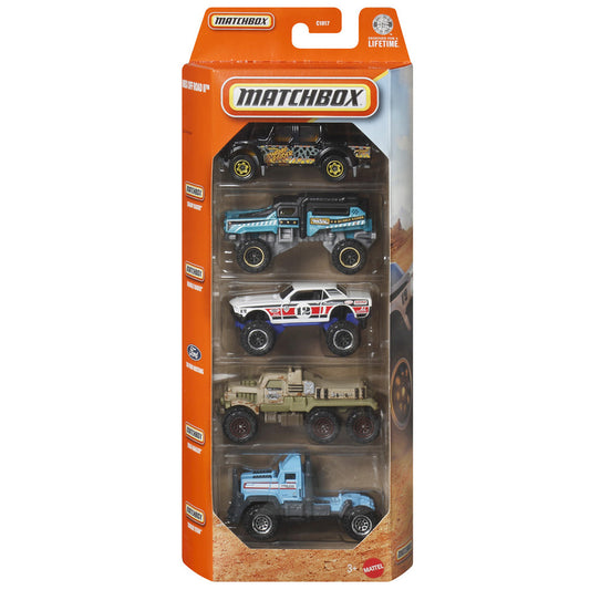 Matchbox 5 Car Gift Pack -  MBX Off Road II (JBX27)