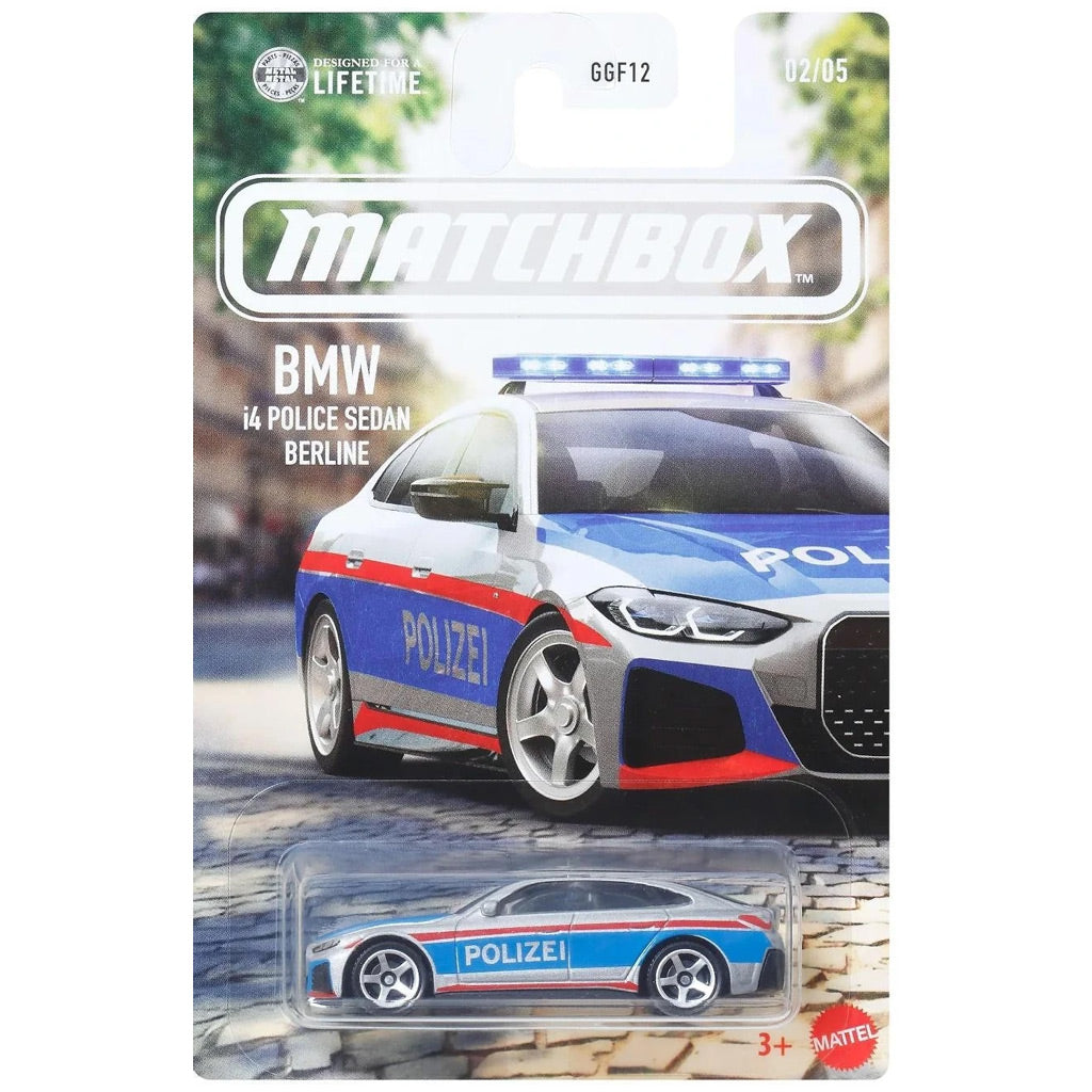 Matchbox European Series 2026 - BMW i4 Police Sedan Polizei (JJR56)