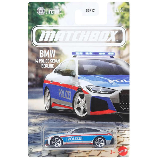 Matchbox European Series 2026 - BMW i4 Police Sedan Polizei (JJR56)