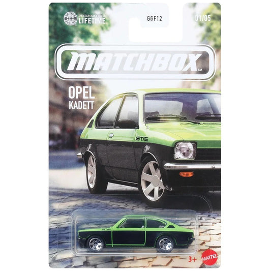 Matchbox European Series 2026 - Opel Kadett Green / Black (JJR55)