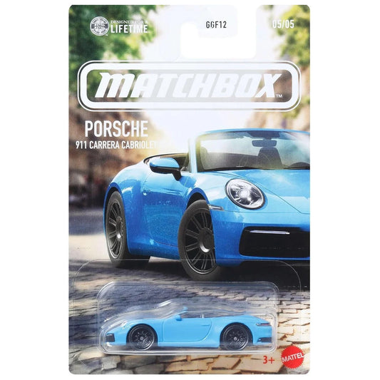Matchbox European Series 2026 - Porsche 911 Carrera Cabriolet Blue
