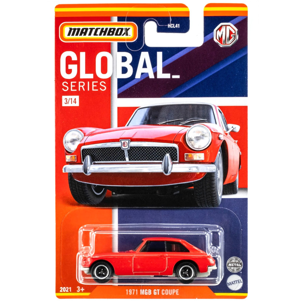 Matchbox Global Series 2021 - 3/14 - 1971 MGB GT Coupe Red (1:64)