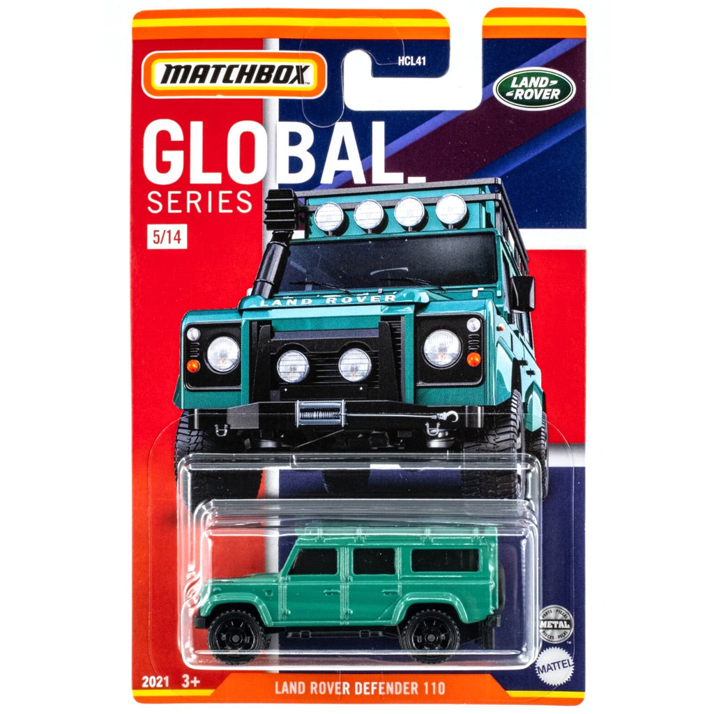 Matchbox Global Series 2021 - 5/14 - Land Rover Defender 110 Green