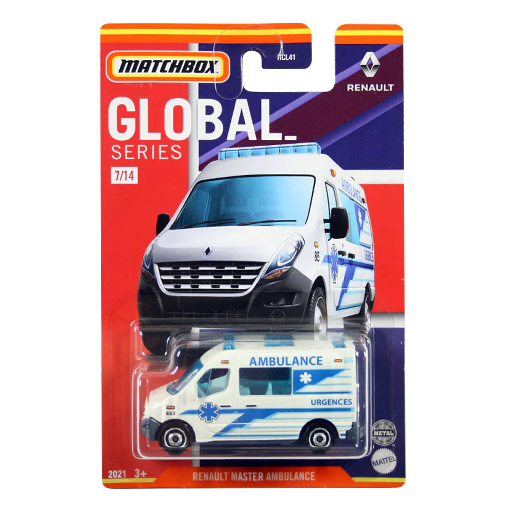 Matchbox Global Series 2021 - 7/14 - Renault Master Ambulance (1:64)