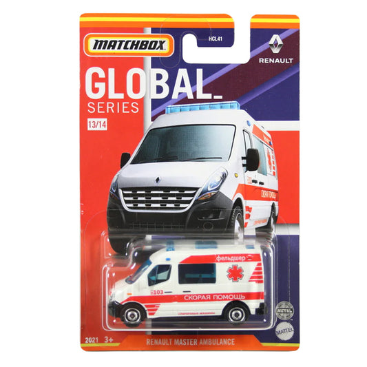 Matchbox Global Series 2021 - 13/14 - Renault Master Ambulance (1:64)