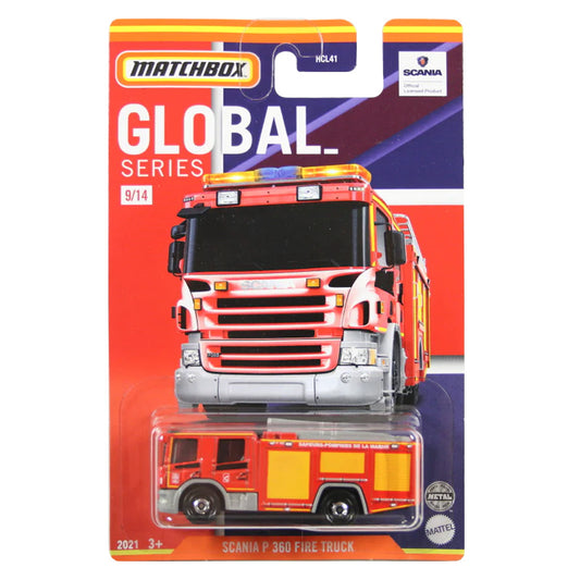 Matchbox Global Series 2021 - 9/14 - Scania P360 Fire Truck (1:64)