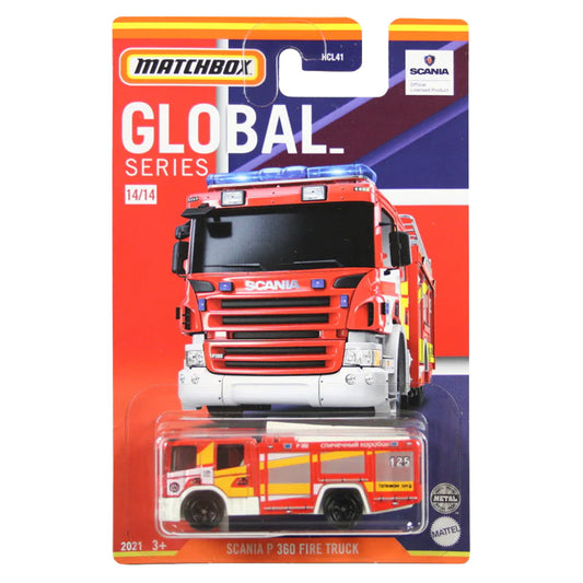Matchbox Global Series 2021 - 14/14 - Scania P360 Fire Engine (1:64)