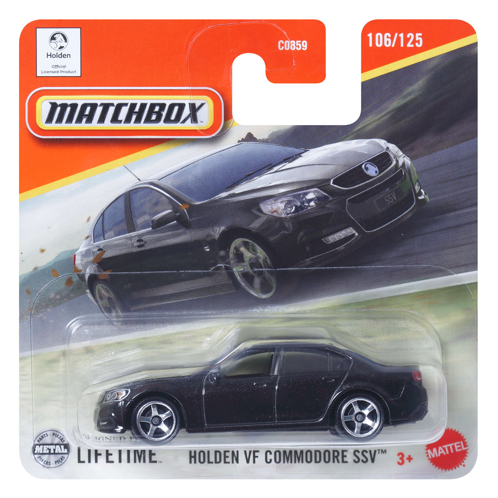 Matchbox - Holden VF Commodore SSV Black (SC) 2025 MBX Road Trip