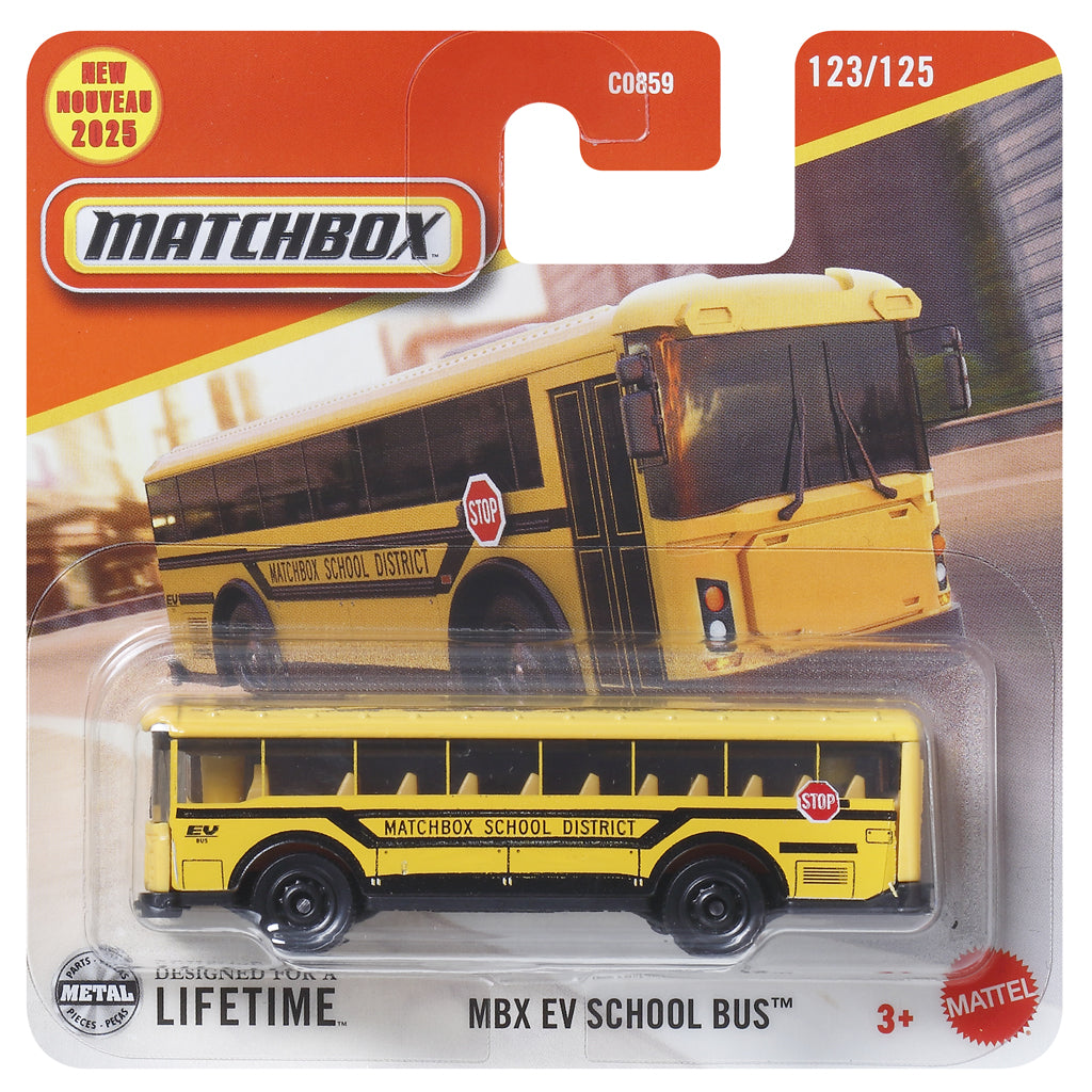 Matchbox - MBX EV School Bus Yellow (SC) 2025 MBX City (JBR31)