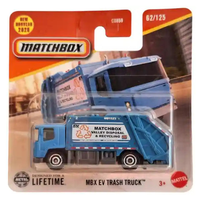 Matchbox - MBX EV Trash Truck Blue (SC) 2025 MBX City (JBR32)