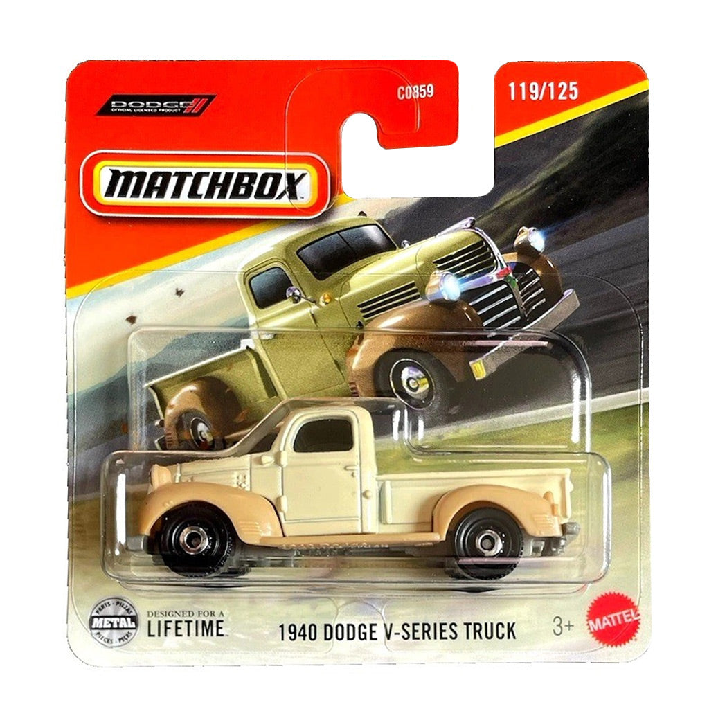 Matchbox - 1940 Dodge V-Series Truck Cream (SC) 2025 Road Trip (JBR85)