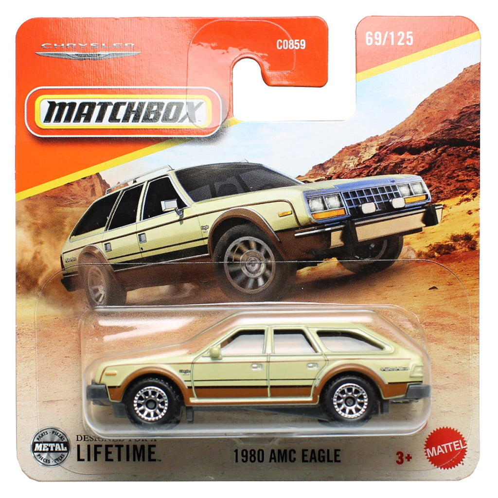 Matchbox - 1980 AMC Eagle Tan (SC) 2025 MBX Adventure (JBR92) – AGR Models