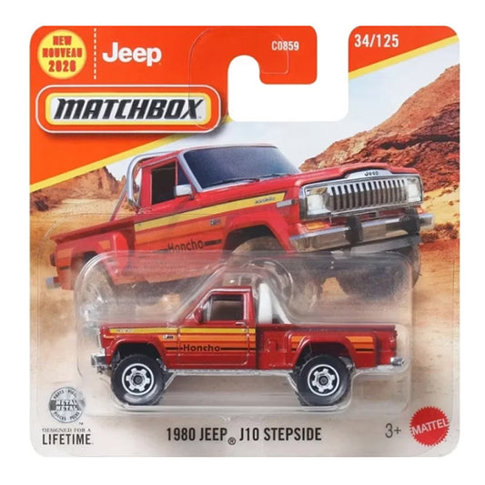 Matchbox - 1980 Jeep J10 Stepside Red (SC) 2026 MBX Adventure (JHN58)