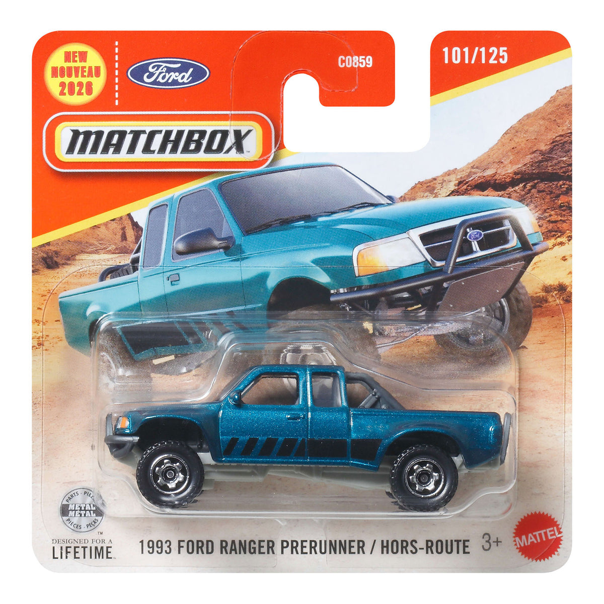 Matchbox - 1993 Ford Ranger Prerunner Teal (SC) 2026 MBX Adventure
