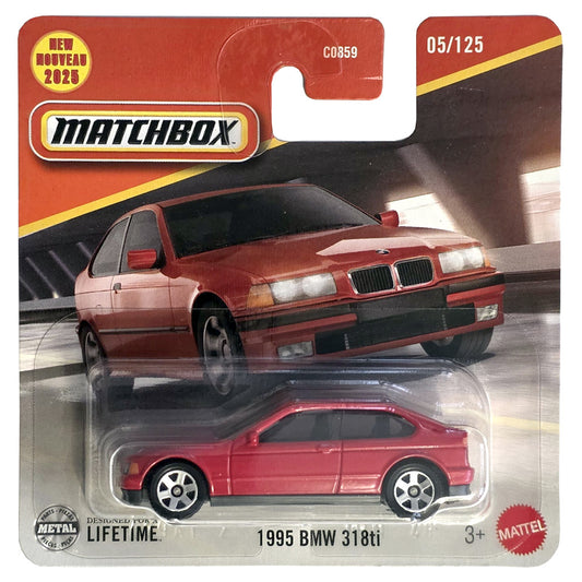 Matchbox - 1995 BMW 318ti Red (SC) 2025 MBX City (JBR05)