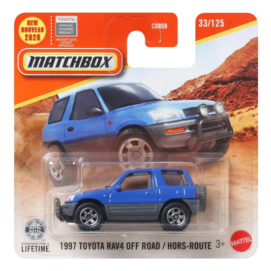 Matchbox - 1997 Toyota RAV4 Off Road Blue (SC) 2026 MBX Adventure