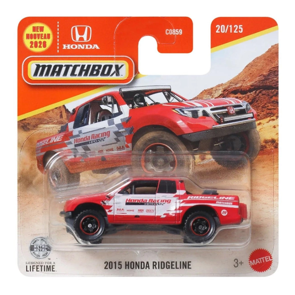Matchbox - 2015 Honda Ridgeline Red (SC) 2026 MBX Adventure (JHN55)