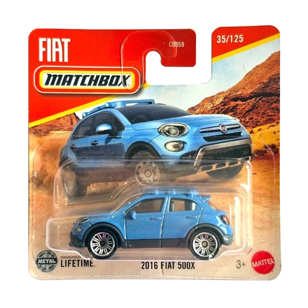Matchbox - 2016 Fiat 500X Blue (SC) 2025 MBX Adventure (JBR96)