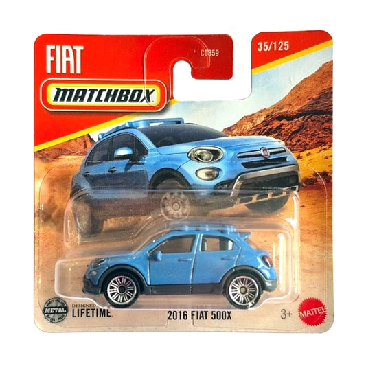 Matchbox - 2016 Fiat 500X Blue (SC) 2025 MBX Adventure (JBR96)