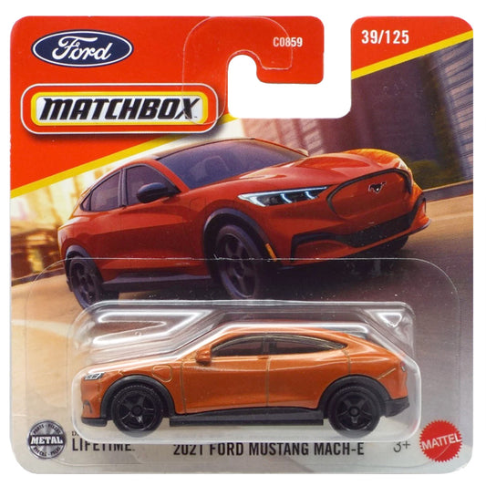 Matchbox - 2021 Ford Mustang Mach-E Orange (SC) 2025 MBX Metro (JBR44)