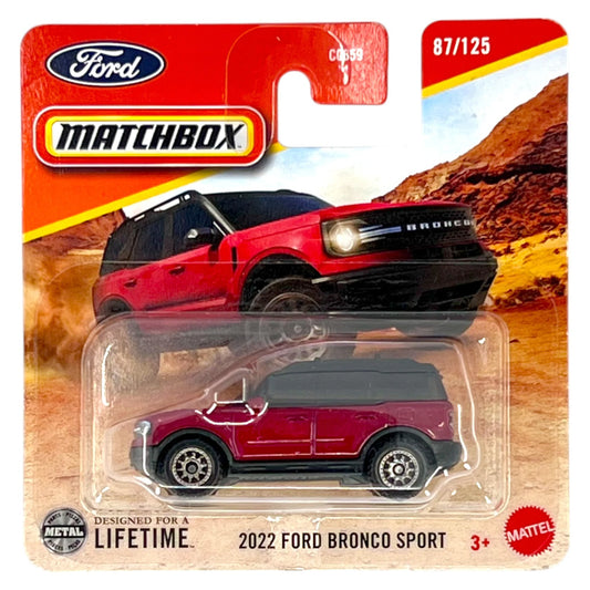 Matchbox - 2022 Ford Bronco Sport Red (SC) 2025 MBX Adventure (JBR95)