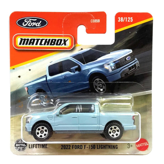 Matchbox - 2022 Ford F-150 Lightning Blue-Grey (SC) 2025 MBX Road Trip