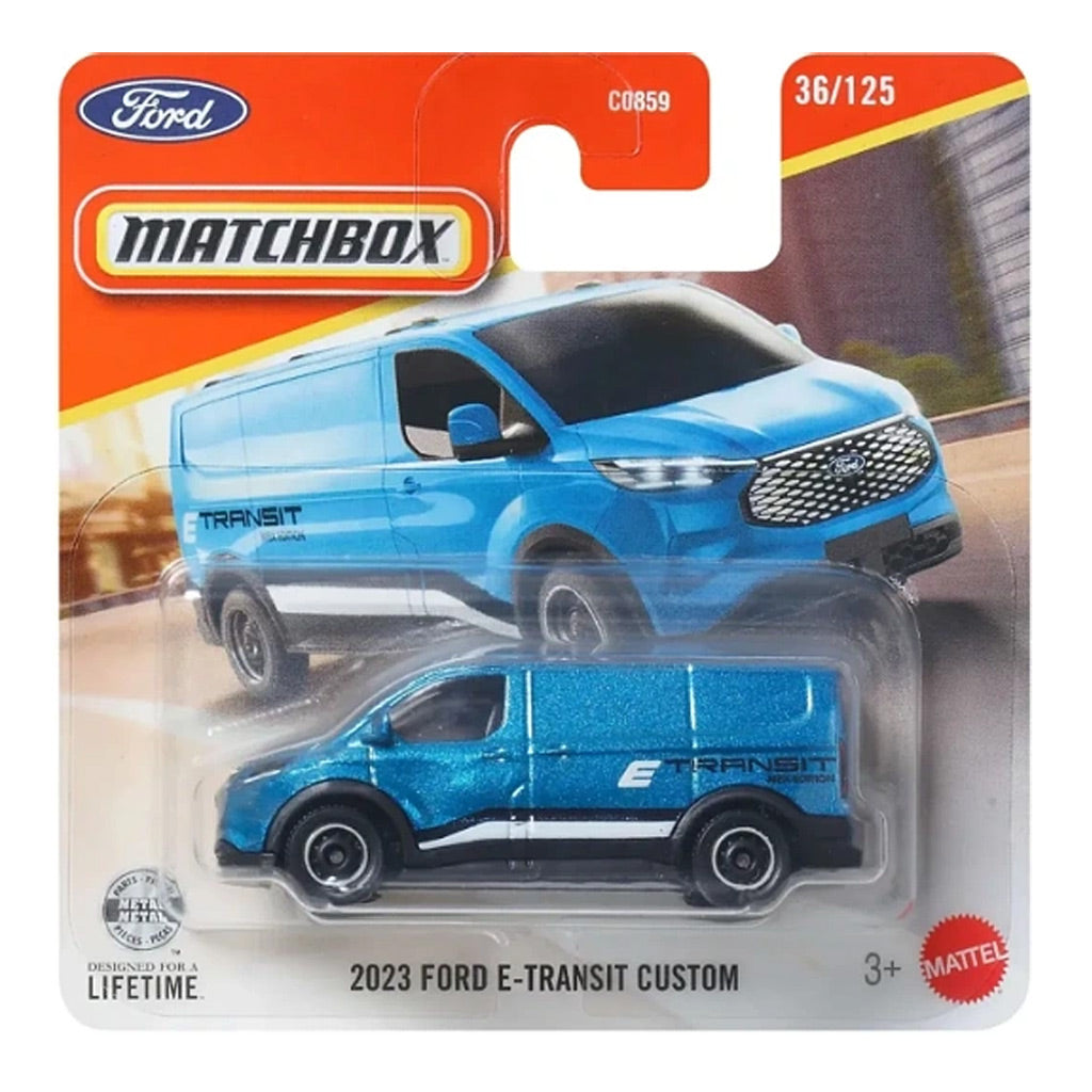 Matchbox - 2023 Ford E-Transit Custom Blue (SC) 2026 Metro (JHN86)